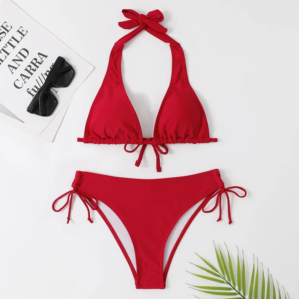 bikini rouge