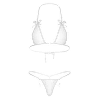 mini bikini transparent