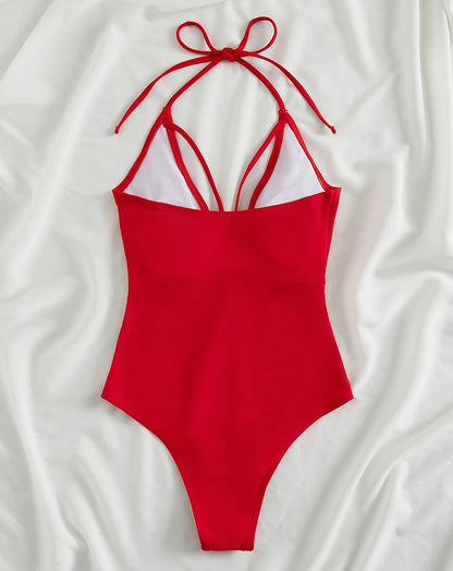 monokini rouge