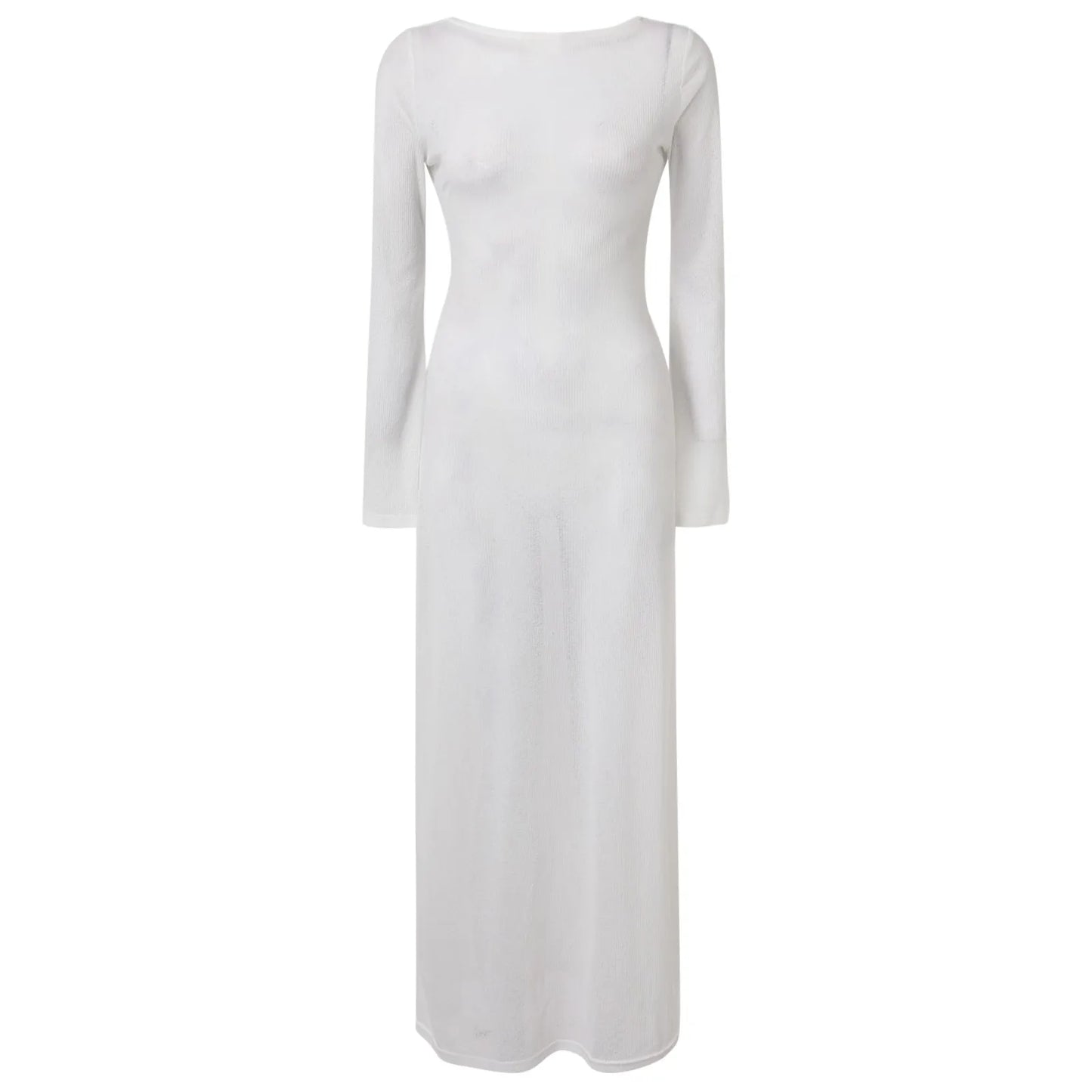 robe transparente blanche