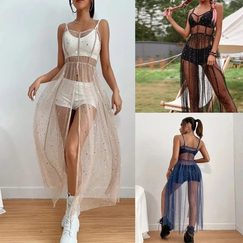 robe tulle transparente